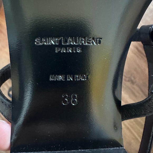 Saint-Laurent slipper Cassandra flats sandals for women in 38 - Picture 2 of 2